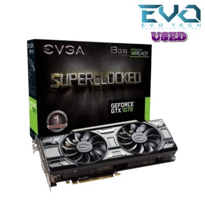 EVGA GTX 1070 SC Black Edition ACX 3.0 + PACKET USED LIKE NEW