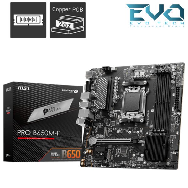 MSI PRO B650M-P AM5 Motherboard