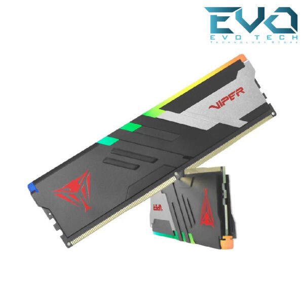 Patriot Viper Venom RGB RAM 32GB 2x16GB DDR5 6000Mhz CL36 Desktop Memory - Image 3