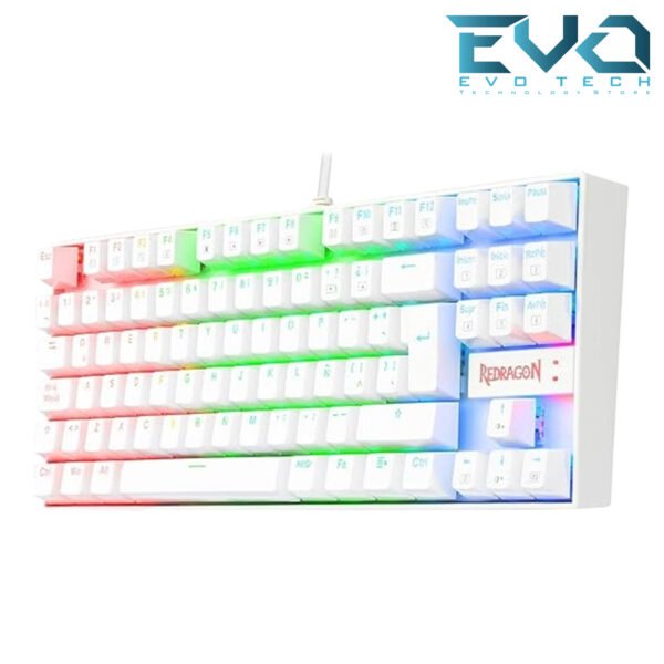 REDRAGON K552 KUMARA RGB Mechanical Gaming Keyboard Blue Switch White - Image 2