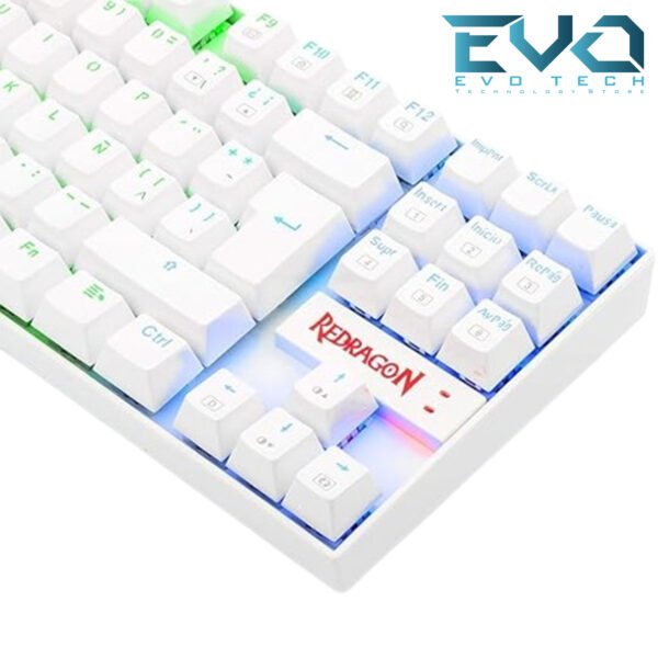 REDRAGON K552 KUMARA RGB Mechanical Gaming Keyboard Blue Switch White - Image 4