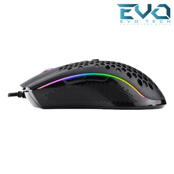 Redragon M808 Storm Lightweight RGB Gaming Mouse 85g Ultralight Honeycomb Shell 12,400 DPI - Image 2