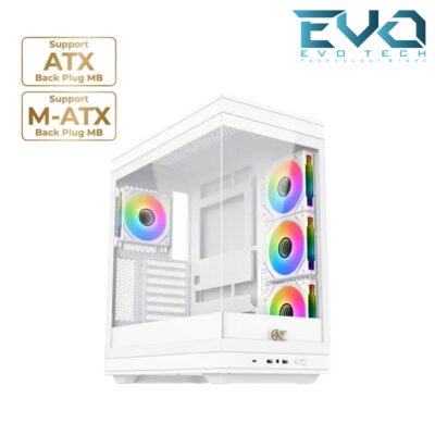 Xigmatek Meta Arctic 4 FAN Argb Type-C BTF Super Tower Case