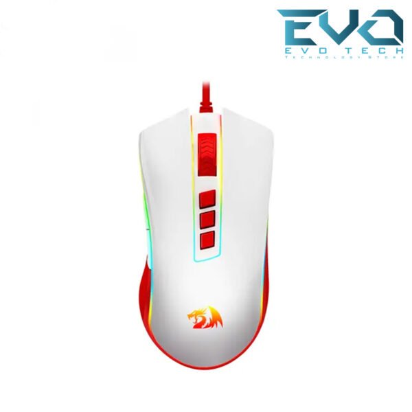 REDRAGON M711C COBRA CHERRY GAMING MOUSE WHITE With 16.8 Million RGB Color Backlit