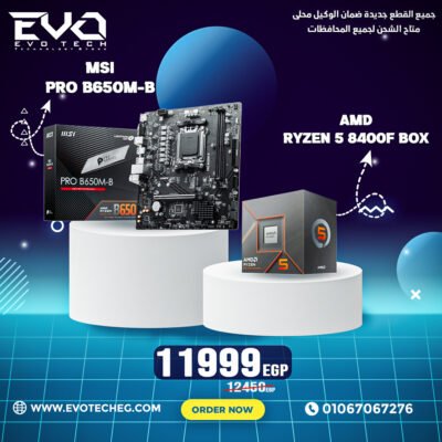 BUNDLE  RYZEN 5 8400F BOX + MSI B650M-B
