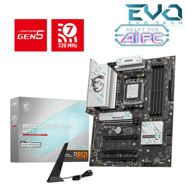 MSI B850 GAMING PLUS WiFi AM5 MOTHERBOARD