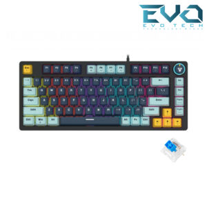 FANTECH ATOM 81 MK875V2-NBU NAVY MECHANICAL KEYBOARD BLUE SWITCHES