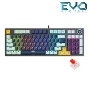 FANTECH ATOM 96 MK890V2 NABRD NAVY MECHANICAL KEYBOARD RED SWITCHES