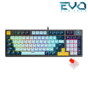 FANTECH ATOM 96 MK890V2 SKBRD SKY MECHANICAL KEYBOARD RED SWITCHES