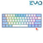 Redragon K617-RGB Fizz White Blue 60% mechanical keyboard RGB lighting full anti ghosting USB-C RED SWITCHES