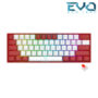 Redragon K617-RGB Fizz White Red 60% mechanical keyboard RGB lighting full anti ghosting USB-C RED SWITCHES