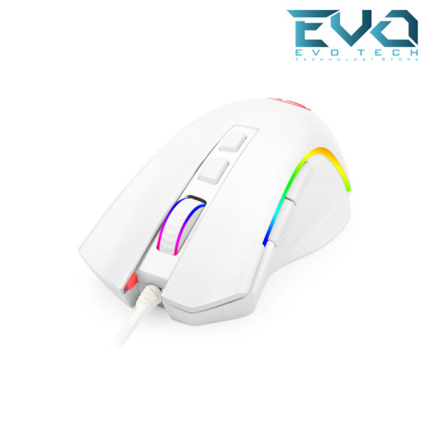 Redragon M607 W Griffin 7200 DPI RGB Gaming Mouse WHITE - Image 2