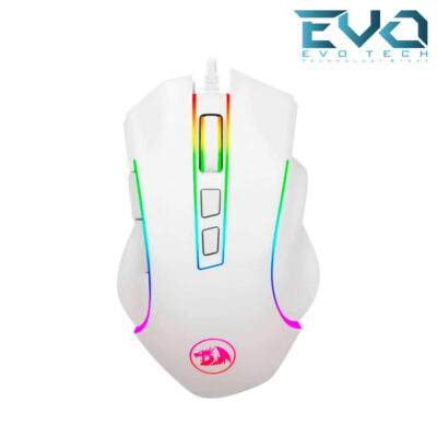 Redragon M607 W Griffin 7200 DPI RGB Gaming Mouse WHITE