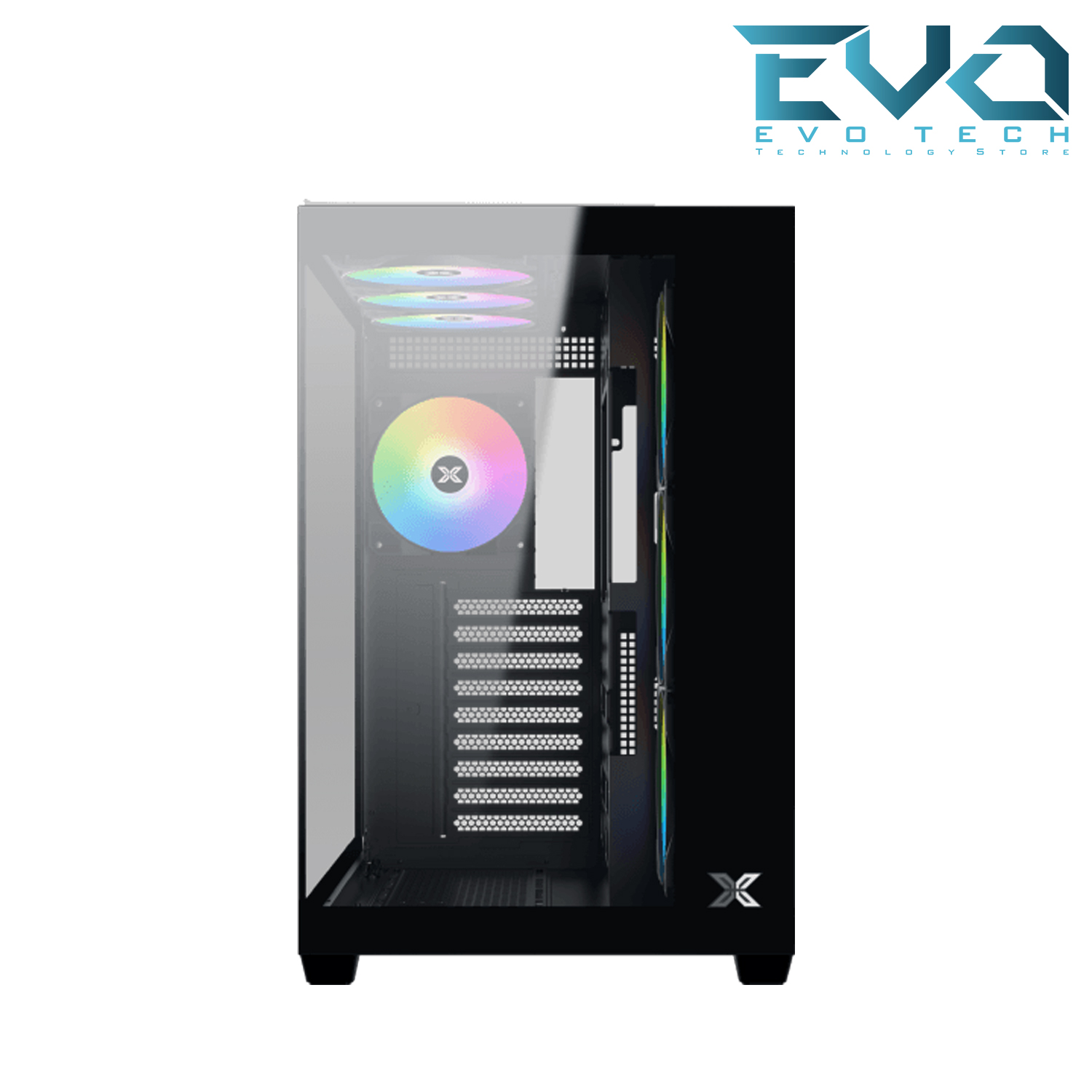 Xigmatek Aqua V Air Type-C 7 Fan ARGB BTF Mid Tower Case 3 Xigmatek Aqua V Air Type-C 7 Fan ARGB BTF Mid Tower Case - Image 3