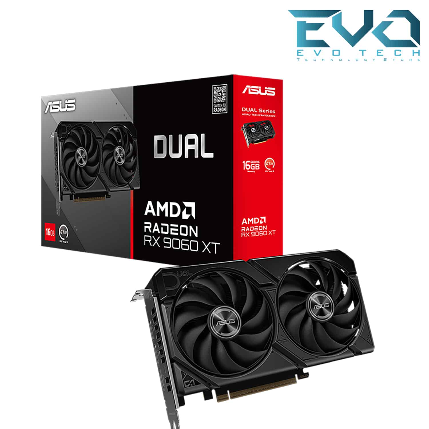 ASUS Dual Radeon RX 9060 XT 16GB GDDR6