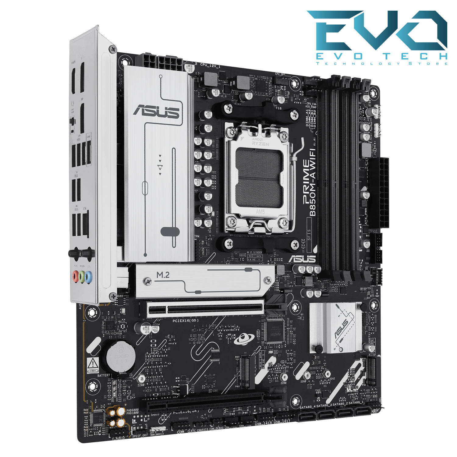 Asus Prime B850M-A WIFI AM5 DDR5 PCIe 5.0 Motherboard 3 Asus Prime B850M-A WIFI AM5 DDR5 PCIe 5.0 Motherboard - Image 3