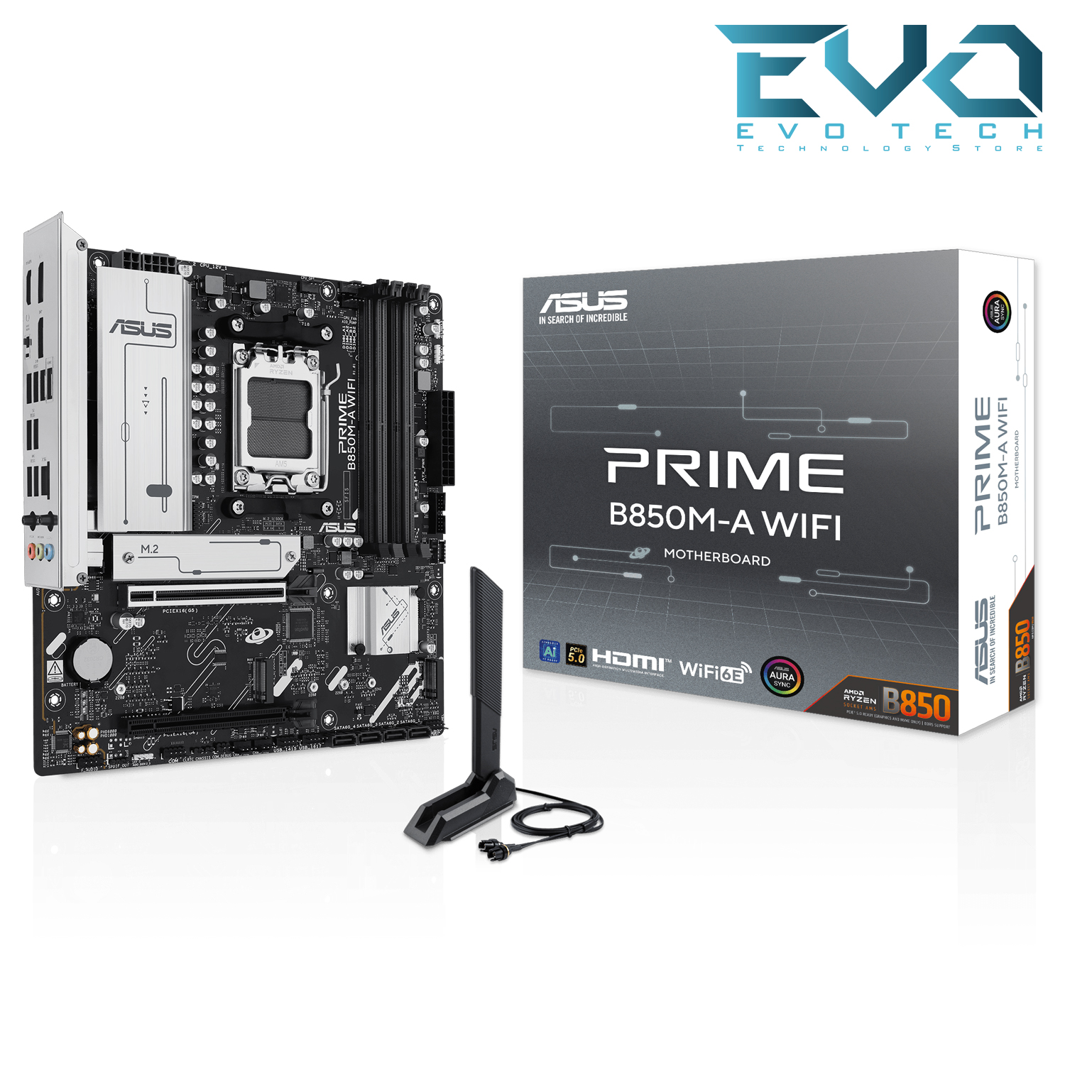 Asus Prime B850M-A WIFI AM5 DDR5 PCIe 5.0 Motherboard 1 Asus Prime B850M-A WIFI AM5 DDR5 PCIe 5.0 Motherboard