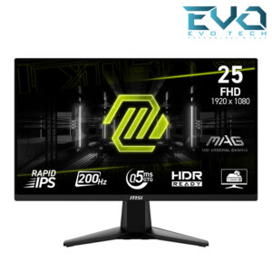 MSI MAG 255F E20 Gaming Monitor 24.5 inch FHD Rapid IPS  200Hz 0.5ms GTG sRGB 100% HDR Ready