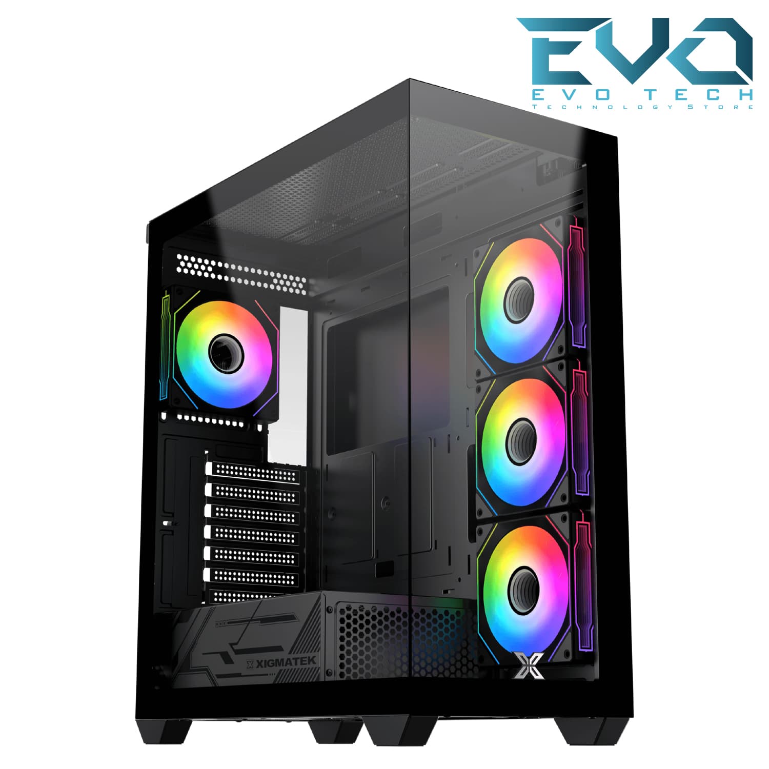 Xigmatek Blast 4 Fan ARGB + Asgard 750W 80+ Bronze Super Tower Case