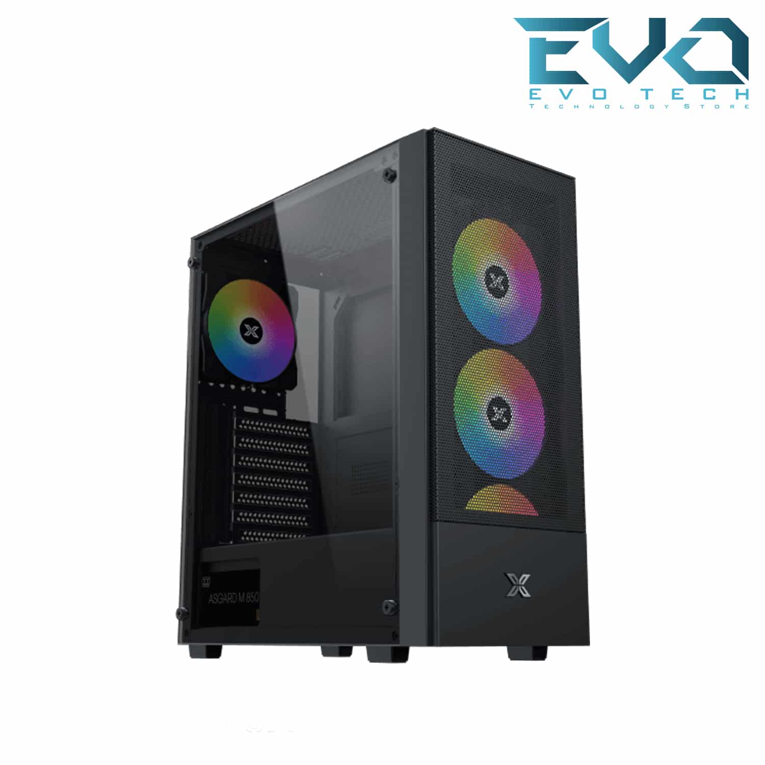 Xigmatek Hero II Air 4F ARGB + Asgard 750W 80+ Bronze Mid Tower Case