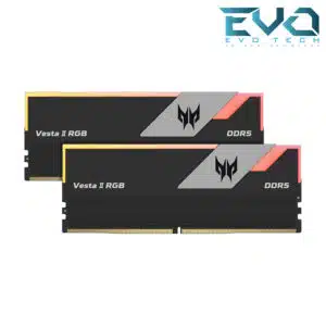 Acer Predator Vesta II DDR5 32GB (2×16GB) 6000 MHz CL36 Desktop Memory Kit – Black