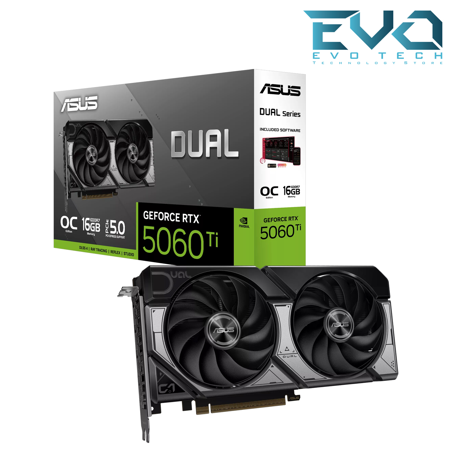 ASUS Dual GeForce RTX 5060 Ti OC Edition 16GB GDDR7 1 ASUS Dual GeForce RTX 5060 Ti OC Edition 16GB GDDR7