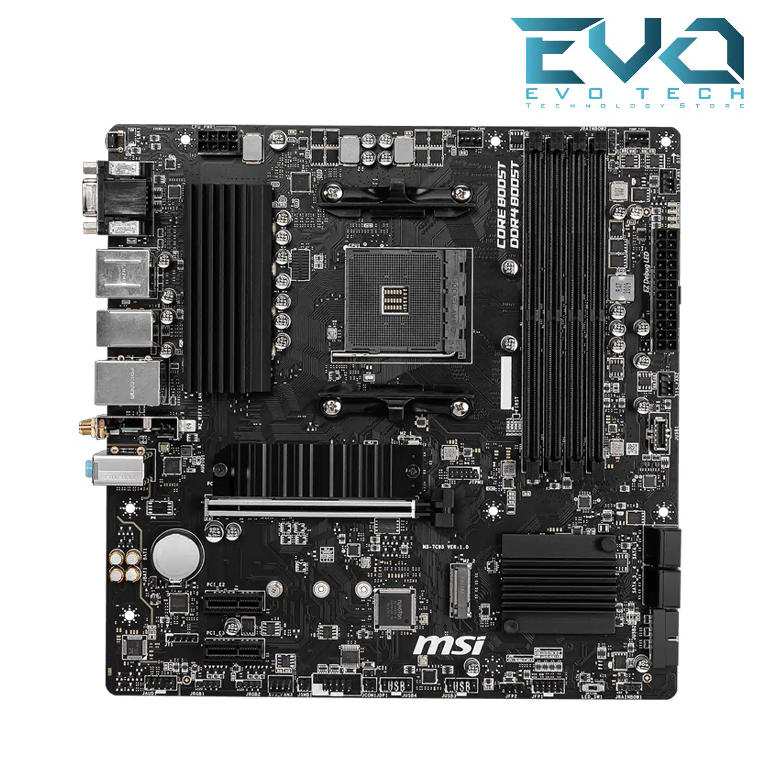 MSI B550M PRO-VDH WIFI AM4 Motherboard 2 MSI B550M PRO-VDH WIFI AM4 Motherboard - Image 2