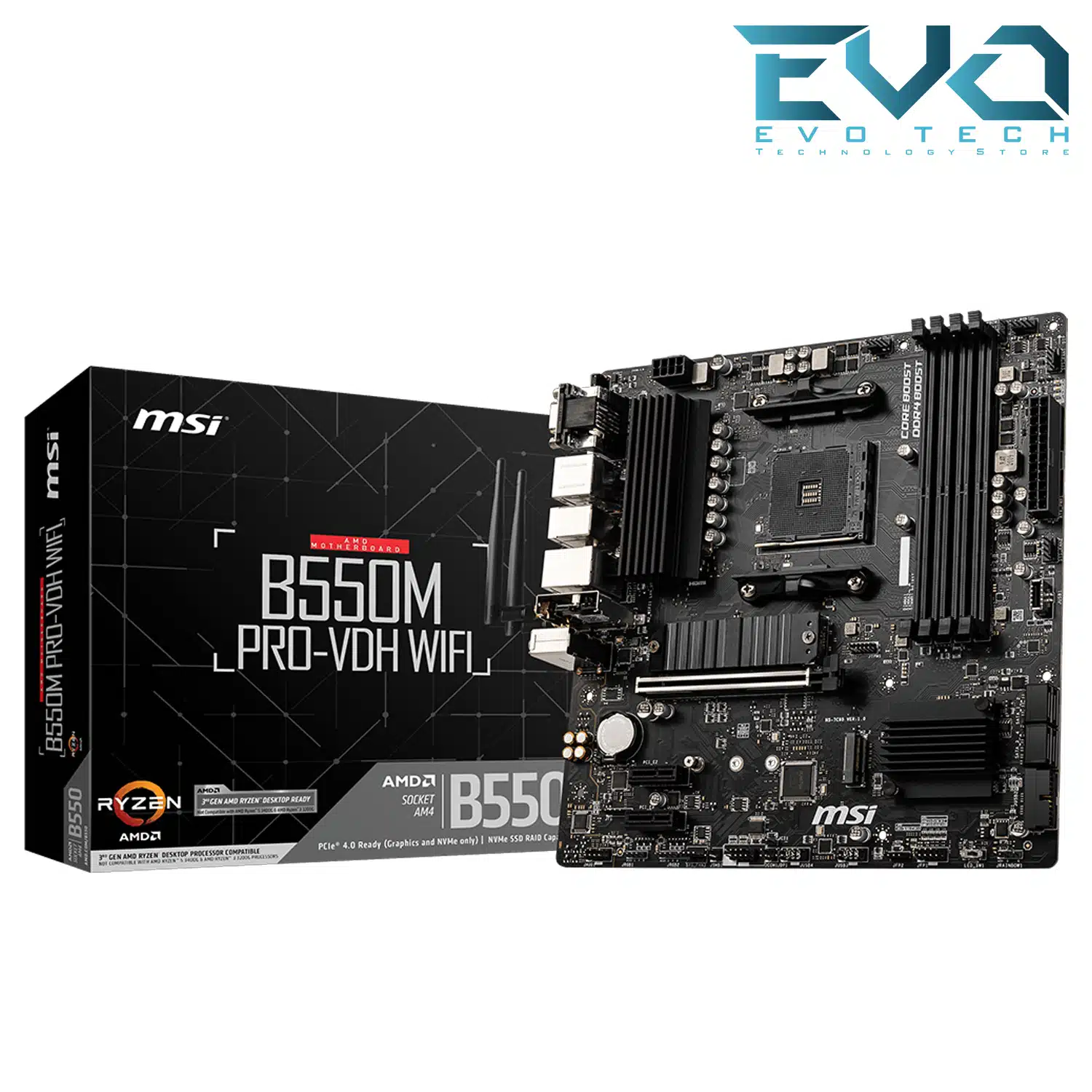 MSI B550M PRO-VDH WIFI AM4 Motherboard 1 MSI B550M PRO-VDH WIFI AM4 Motherboard