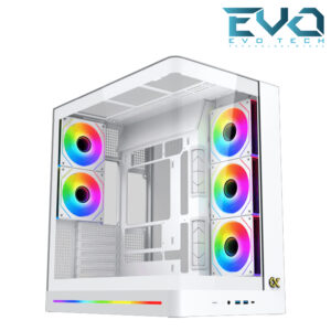Xigmatek Pano II Air Arctic Type C 8 Fan ARGB Pwm Curved TG EATX Super Tower Case