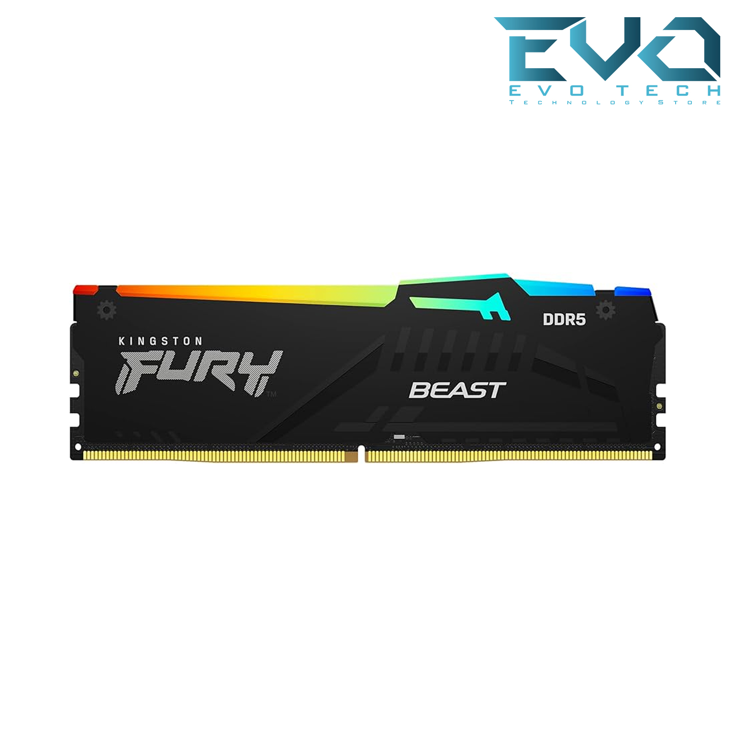 Kingston FURY Beast RGB DDR5 RAM 16GB (1x16GB) 6000MHz CL36 1 Kingston FURY Beast RGB DDR5 RAM 16GB (1x16GB) 6000MHz CL36