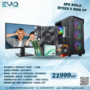 APU BUILD RYZEN 5 5500GT + MONITOR MSI