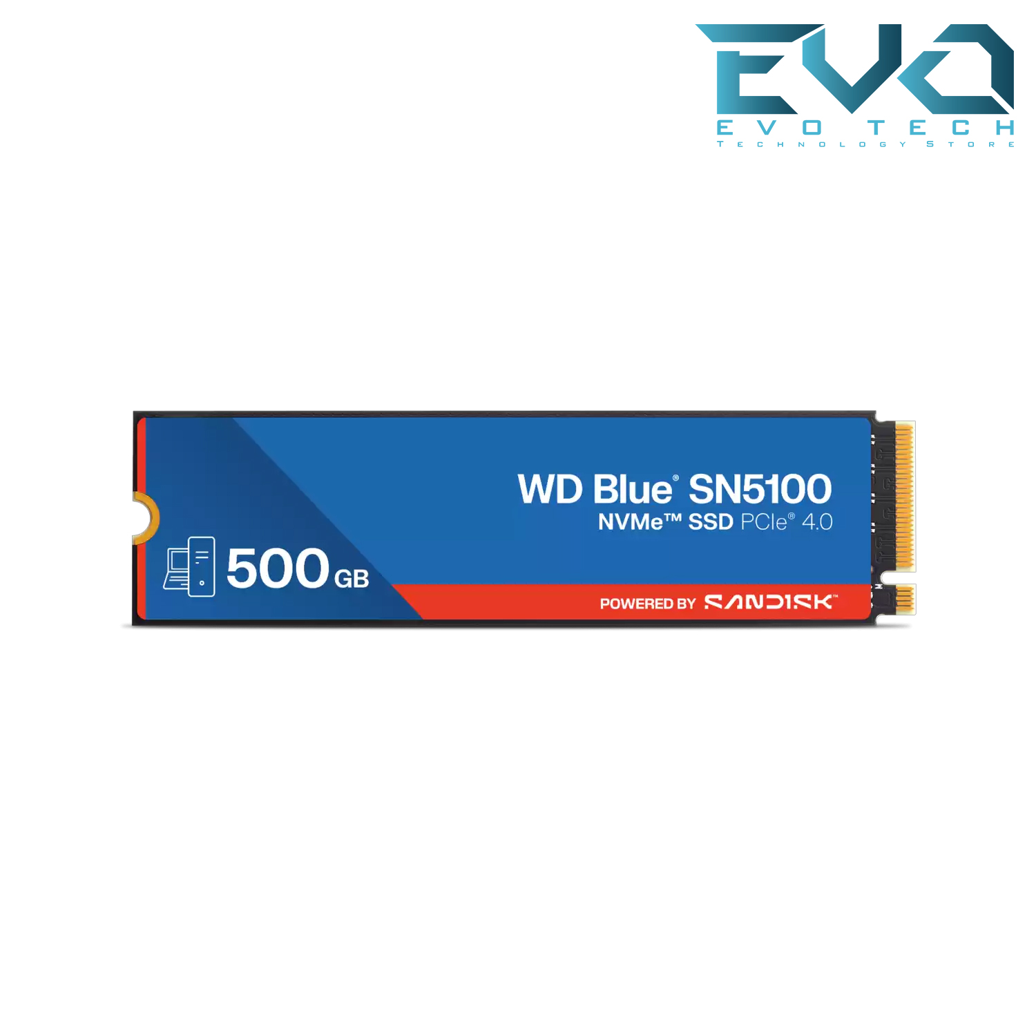 Western Digital WD Blue SN5100 500GB NVMe M.2 SSD PCIe Gen 4.0 Up to 6600MB/s