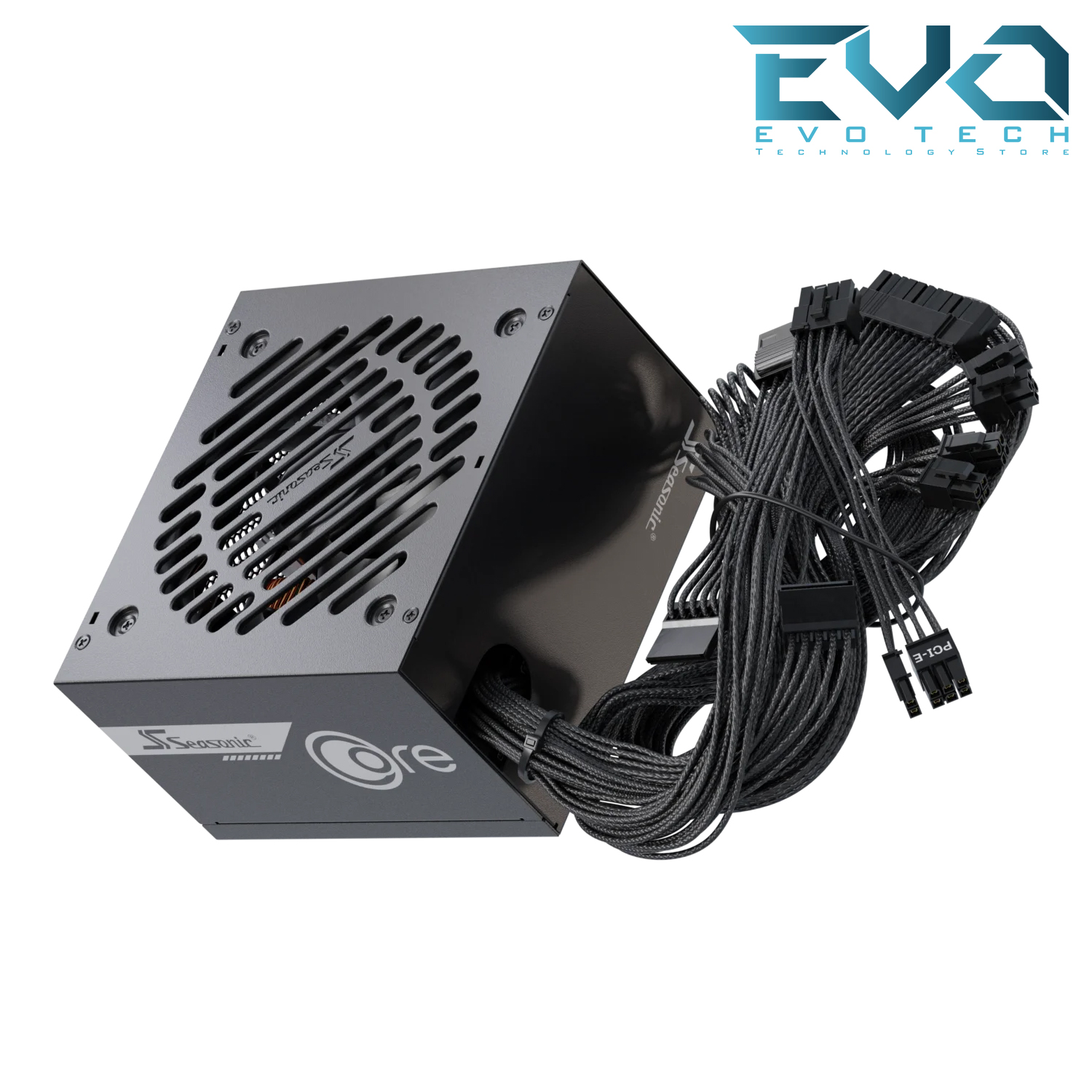 Seasonic Core BC-650 650W 80 Plus Bronze Braided Cables Hydro Dynamic Bearing Fan Power Supply 2 Seasonic Core BC-650 650W 80 Plus Bronze Braided Cables Hydro Dynamic Bearing Fan Power Supply - Image 2
