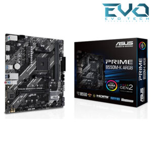 ASUS Prime B550M-K ARGB DDR4 AM4 Micro-ATX Motherboard