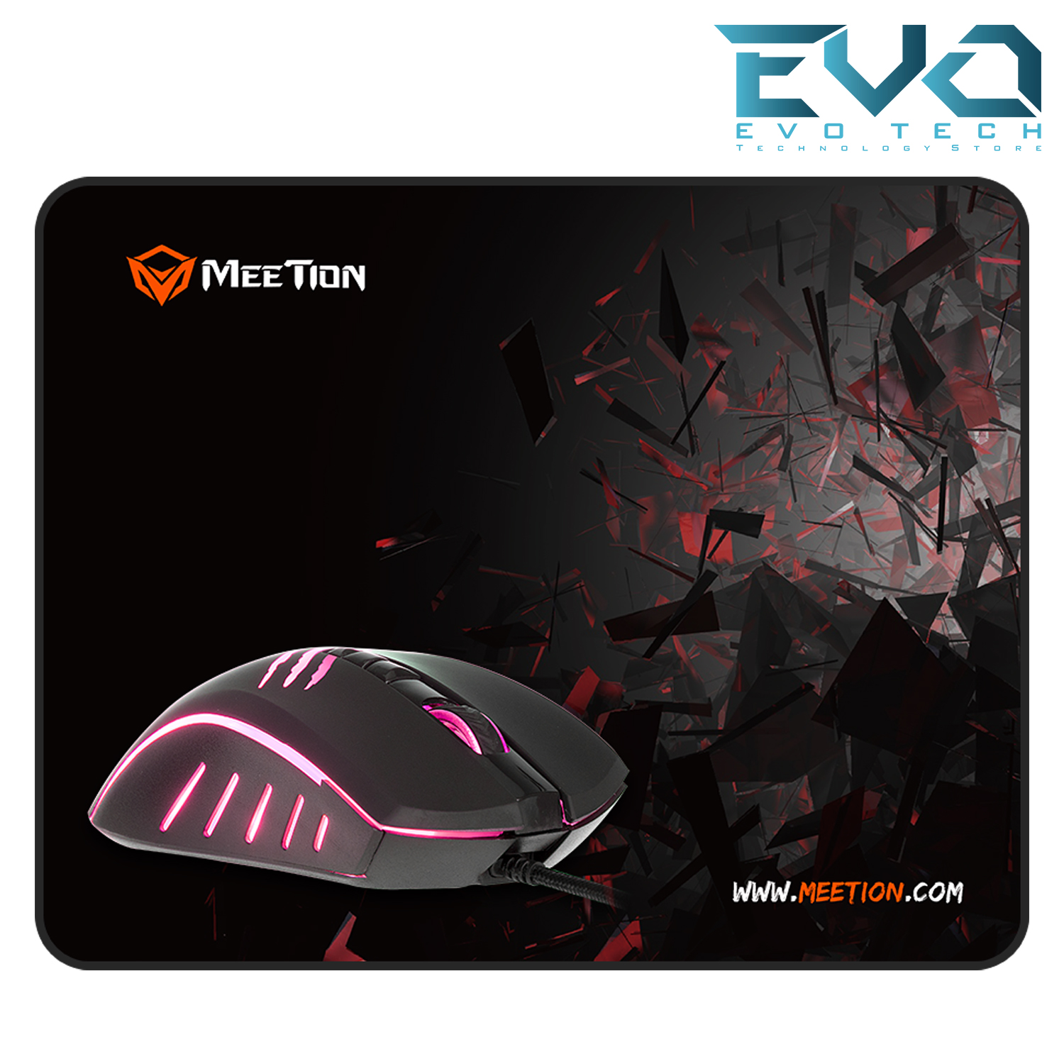 Meetion C011 2 IN 1 Mouse And Mouse Pad Gaming Combo Kits 4 Meetion C011 2 IN 1 Mouse And Mouse Pad Gaming Combo Kits - Image 4