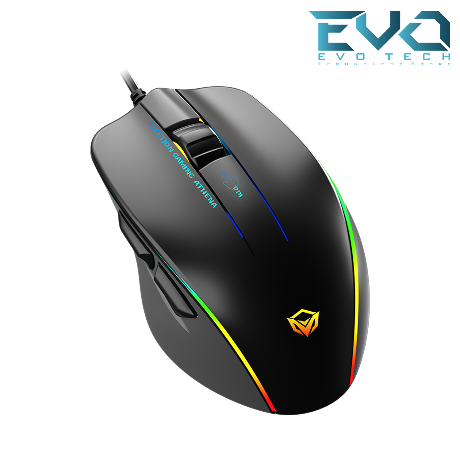 Meetion GM23 2023 RGB Circulation Backlit Black Wired Gaming Mouse 1 Meetion GM23 2023 RGB Circulation Backlit Black Wired Gaming Mouse
