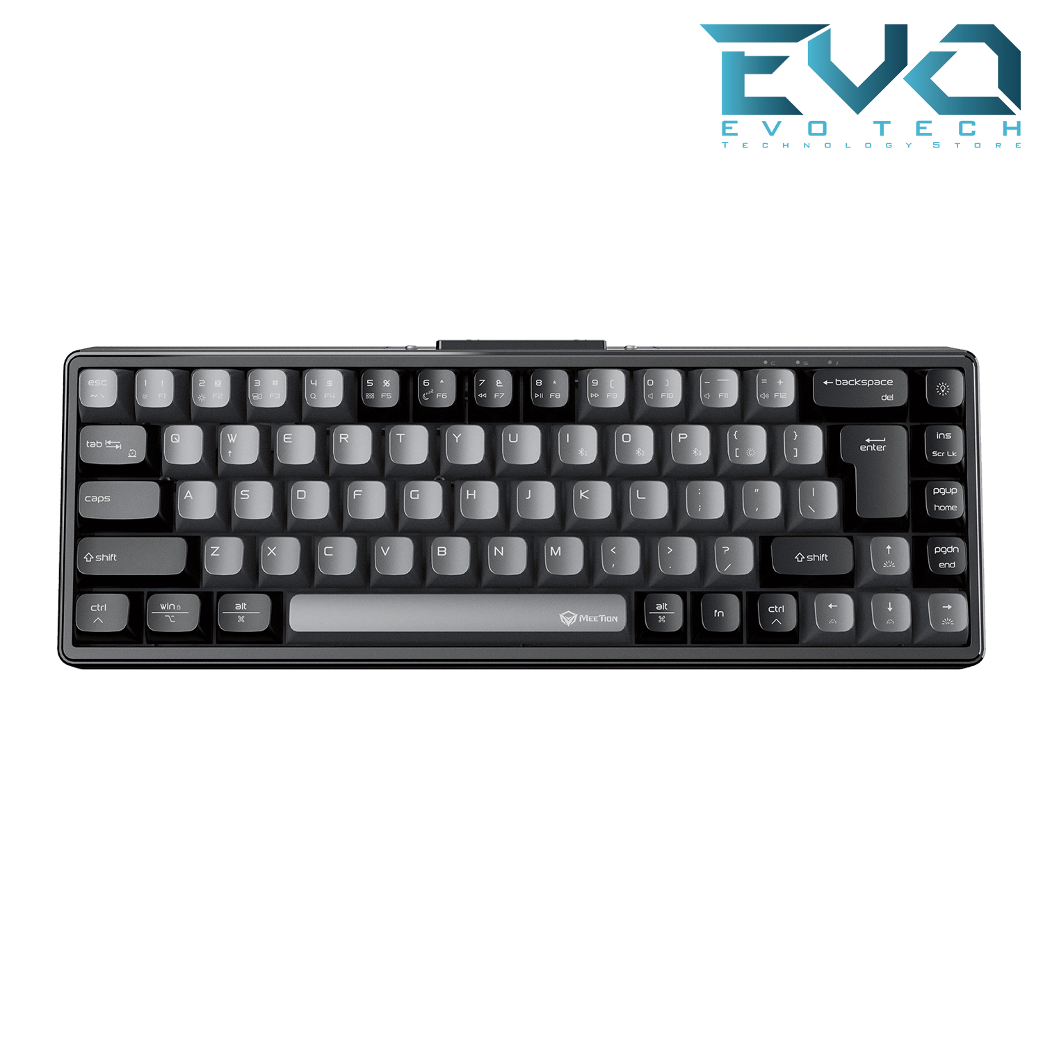Meetion MK12 65% RGB Arabic Triple Mode Wireless And Bluetooth Mechanical Keyboard 2 Meetion MK12 65% RGB Arabic Triple Mode Wireless And Bluetooth Mechanical Keyboard - Image 2