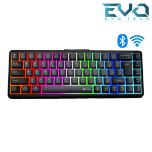 Meetion MK12 65% RGB Arabic Triple Mode Wireless And Bluetooth Mechanical Keyboard