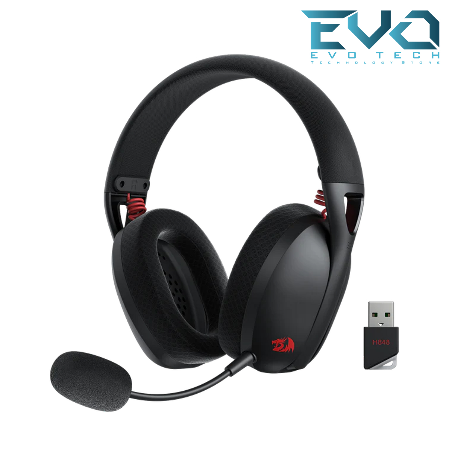 Redragon H848 IRE PRO Wireless / Bluetooth / Wired Gaming Headset 7.1 Surround Sound Black 1 Redragon H848 IRE PRO Wireless / Bluetooth / Wired Gaming Headset 7.1 Surround Sound Black