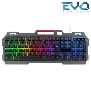 UTOPIA K102 Gaming Keyboard with Rainbow LED Lighting Metal
