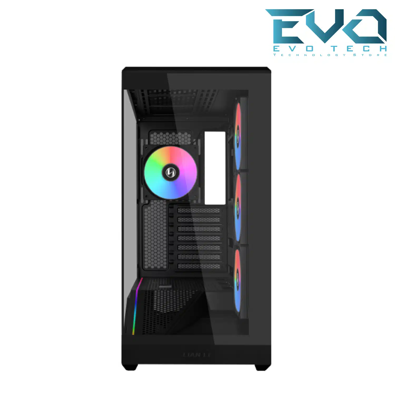 Lian Li Vector V100R Mini BTF Gaming Case with 4 ARGB Fans + RB750 750W 80+ Bronze ATX 3.1 Modular PSU Black 3 Lian Li Vector V100R Mini BTF Gaming Case with 4 ARGB Fans + RB750 750W 80+ Bronze ATX 3.1 Modular PSU Black - Image 3