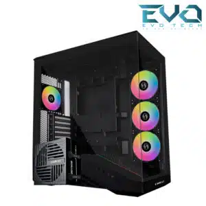 home 13 Lian Li Vector V100R Mini BTF Gaming Case with 4 ARGB Fans + RB750 750W 80+ Bronze ATX 3.1 Modular PSU Black