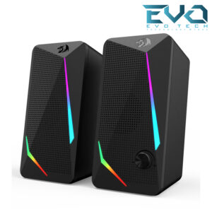 home 27 Redragon GS510 WALTZ RGB Desktop Speakers 2.0 Channel Stereo USB Powered + 3.5mm Cable