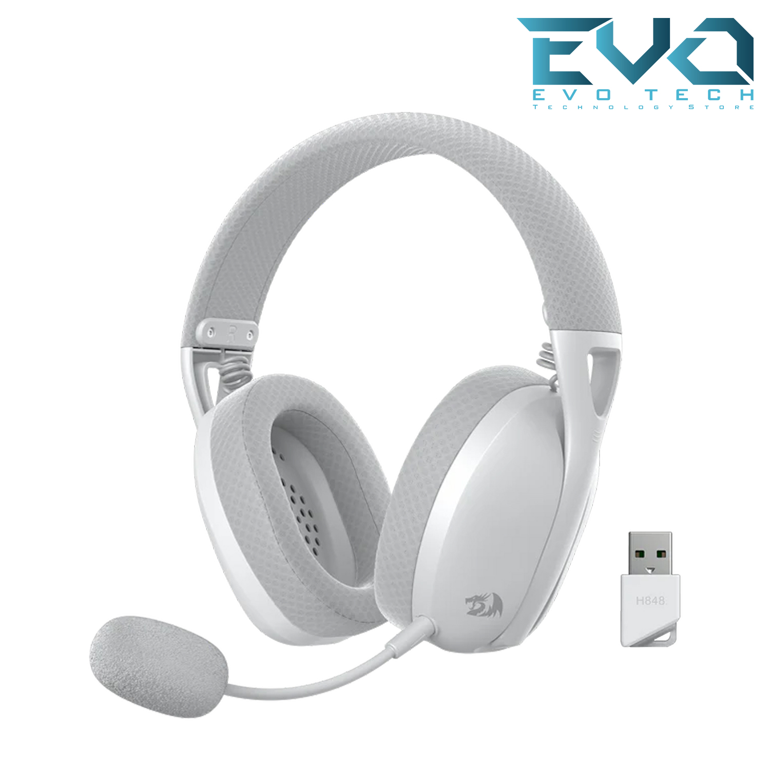 Redragon H848G IRE PRO Tri-Mode Wireless Gaming Headset 7.1 Surround Sound – Grey 1 Redragon H848G IRE PRO Tri-Mode Wireless Gaming Headset 7.1 Surround Sound – Grey