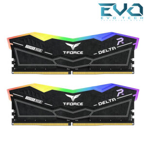 TeamGroup T-FORCE DELTA RGB 32GB (2×16GB) DDR5 6000MHz CL38 Desktop Memory Kit – Black