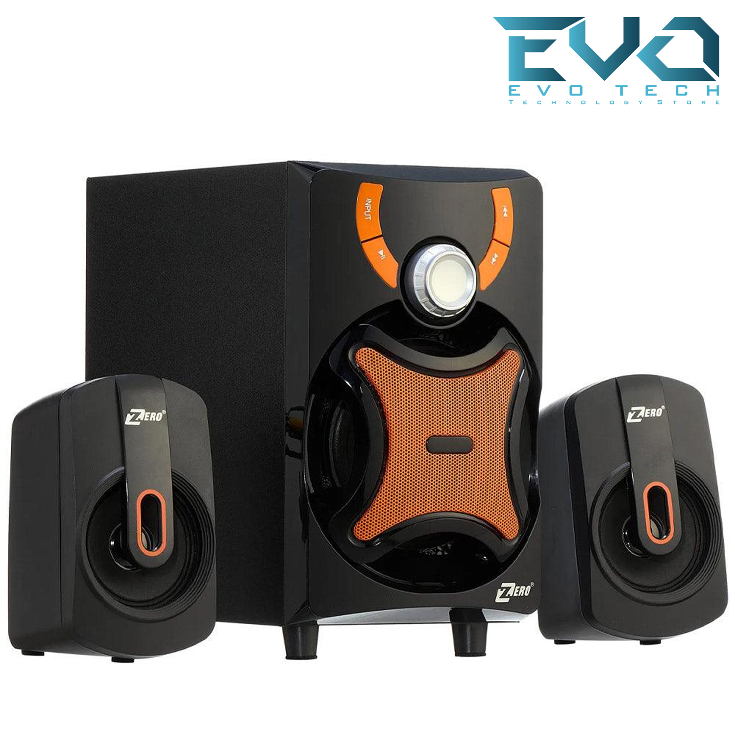 ZERO ZR3020 2.1 Bluetooth Subwoofer Speaker System with USB, FM Radio & Remote 1 ZERO ZR3020 2.1 Bluetooth Subwoofer Speaker System with USB, FM Radio & Remote