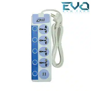 ZERO ZR40 Power Strip 4 Outlets + 2 USB
