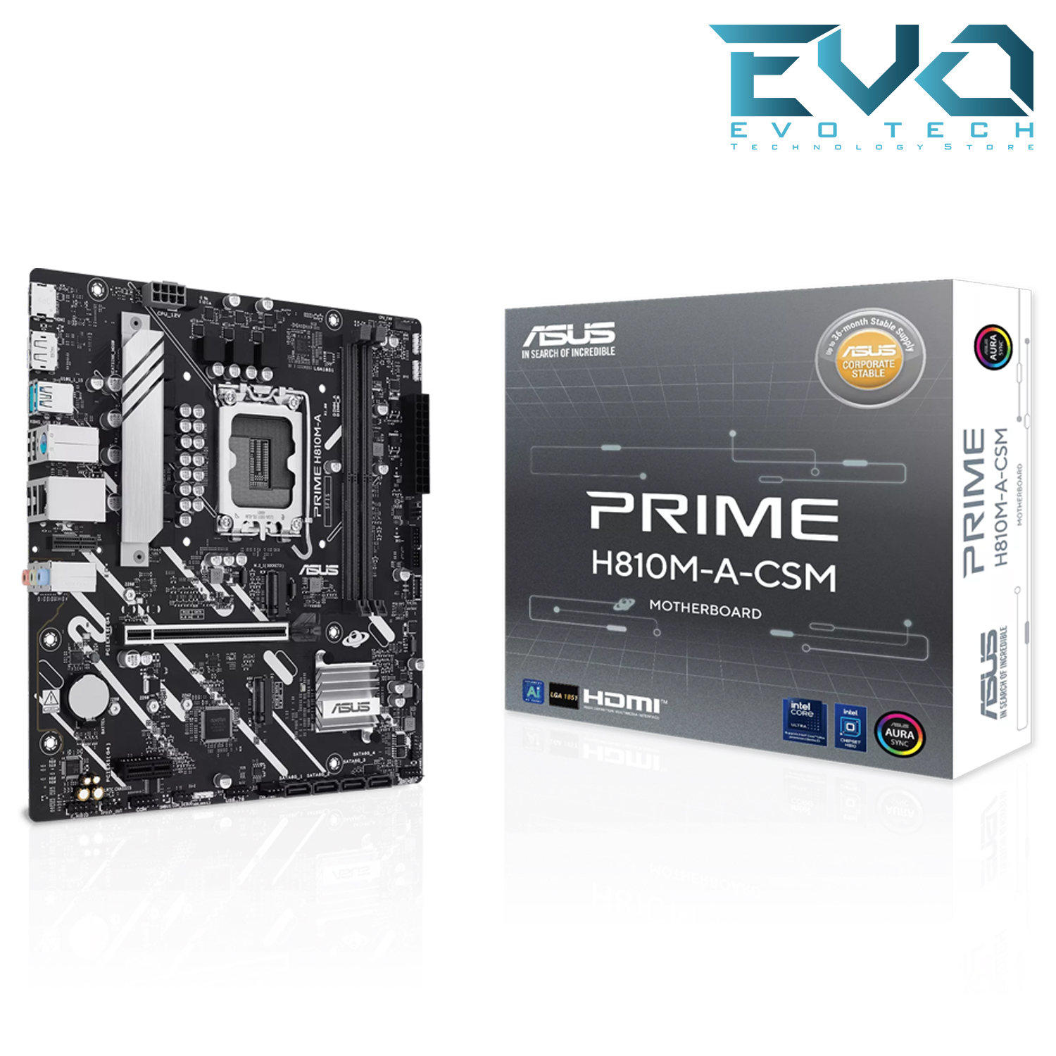 ASUS PRIME H810M-A-CSM Intel H810 LGA1851 DDR5 Micro-ATX Motherboard 1 ASUS PRIME H810M-A-CSM Intel H810 LGA1851 DDR5 Micro-ATX Motherboard