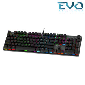 Meetion MK009 PRO Hot-Swappable Red Switch Arabic Mechanical Rainbow Keyboard