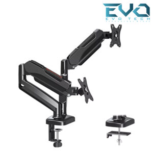 Redragon IVORY GMK915 Dual Monitor Mount Stand Gas Spring Adjustable Arms VESA 75/100mm 13–32 Inch